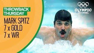 Mark Spitz Wins Seven Gold Medals with Seven World Records | Throwback Thursday