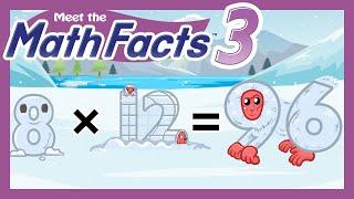 Meet the Math Facts Multiplication & Division - 8 x 12 = 96 | Preschool Prep Company
