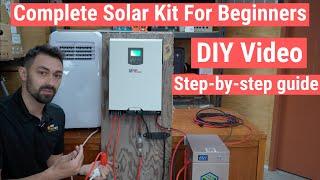 Complete DIY Solar Kit Set-up | Step-by-Step Guide | HBK PLUS