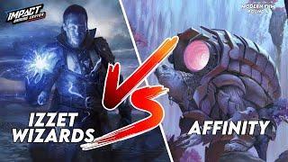 Izzet Wizards (Jack) Affinity (Cruz) [PAPER] | Modern FNM at Impact Gaming Center