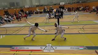 European Olympic Qualifier 2024 SWE - L16 - Julia Caron GBR v Anna Zens LUX