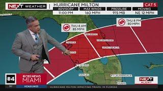 Tracking Hurricane Milton: Tuesday 10/8/24 11PM