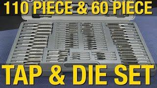 110 & 60 Piece Tap & Die Set - A Must Have for Any Garage! Eastwood