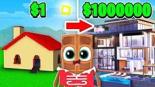  ДОМ за $1 против ДОМА за $1.000.000 в ROBLOX ! ЧОКО