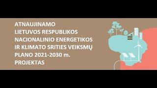 NEKSVP atnaujinimas: projekto pristatymas. Energetikos darbo grupių susitikimas, rugpjūčio 10 d.