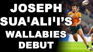 Joseph Sua'ali'i's Wallabies Debut