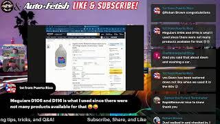 Live Stream: Auto Detailing!