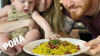 We Made POHA Indian breakfast!!!