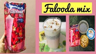 EASY To MAKE FALOODA MIX - Strawberry Weikfield | falooda Recipe | Chaitu’s Happy Home