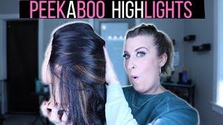 Peekaboo Highlights Tutorial | Achieve Peek A Boo Highlights At Home