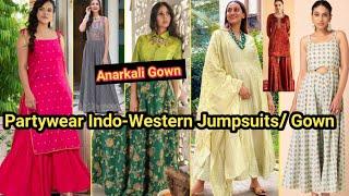 Partywear Designer Dress/Jumpsuit Haul | Myntra Partywear Kurta sets/Anarkali Gown haul | Myntra