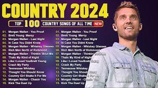 Brett Young, Morgan Wallen, Kane Brown, Luke Bryan, Luke Combs, Chris Stapleton - Country Music 2024