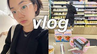 vida na coreia | vlog: dias produtivos, compras da semana, comidas da loja de conveniência, etc!