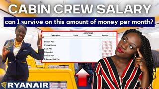 Ryanair Cabin Crew Salary?  [My Payslip Breakdown] FLIGHTS, BONUS, DEDUCTIONS. How Much Money€£$