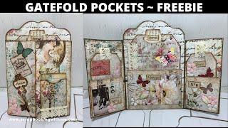 GATEFOLD POCKET  ~ WEEKLY FREEBIE