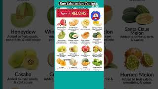 #Do you know types of Melon #fruits name #viral #education #advance #vocabulary #learn english