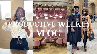 #5 Living & working in UK - Dealing with loneliness + birthday aftermath + my friend graduated!