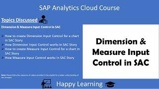 14 SAC Dimension & Measure Input Control