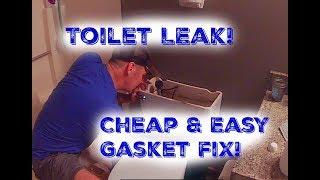 Easy Cheap Toilet Leak Fix!