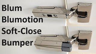 How to install Blum soft close cabinet damper - quick, cheap and easy