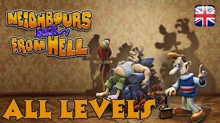 Neighbours back From Hell - All Levels 100% - All Medals - English Walkthrough - No Commentary