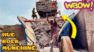 Super Giant Rock Crusher in Action | Satisfying Stone Crushing | Rock Crushing at Another Lavel