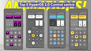 ️HyperOS 2.0 Top 5 Control Center Themes | Apply HyperOS 2.0 Control Center 