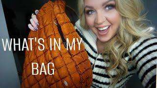 WHAT'S IN MY FREE PEOPLE MOVEMENT Quilted Carryall