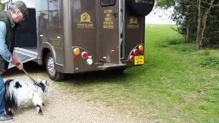 Laurel and Hardy arriving at Sacrewell farm