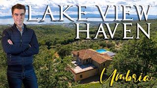 Luxury LAKE VIEW VILLA for sale in UMBRIA, LAKE TRASIMENO