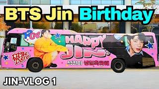 ARMY's Guide to BTS Jin's Birthday around HYBE | Birthday Cafes & Projects