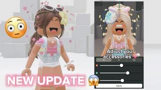 YOU CAN NOW ADJUST YOUR ACCESSORIES ON ROBLOX- 