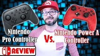 Nintendo Switch Pro Controller Vs PowerA  Nintendo Switch controller  Russ Lyman