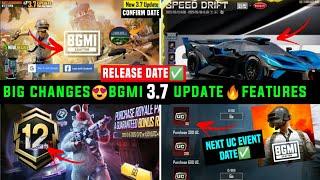 BGMI 3.7 UPDATE RELEASE DATE | BGMI NEXT UC UP EVENT DATE | A12 RP BGMI ME NEW UPDATE KAB AAYEGA 3.7