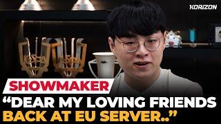 ShowMaker's to EU solo queue "Hello, friends! Long time no see!" | Ashley Kang