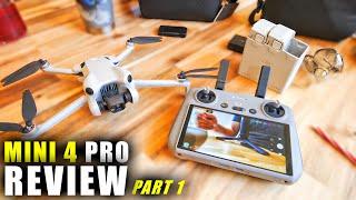 DJI Mini 4 Pro Review | Part 1 In-Depth | Unboxing, Setup, Updating & Comparison