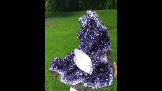 Amethyst Tone with inclusion of Quartz crystal