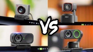 Best 4k Webcam Showdown  OBSBOT Meet 2 4K / Tiny 2 Lite vs Insta360 Link 2C / Link 2