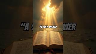 The Power of a Soft Answer (Proverbs 15:1) #biblicalwisdom #christianwisdom