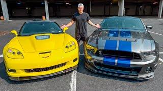 Driving America's LEGENDARY V8 Sport Cars!! (C6 ZR1 vs. GT500)