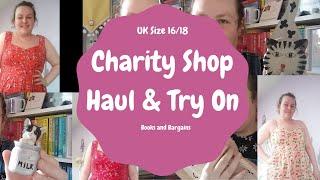 Charity Shop Haul + Try On UK | Fat Face, TU, Oliver Bonas, Seasalt Cornwall and more! Uk Size 16/18