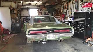 1969 Charger RT/SE 426 Hemi start up and back out