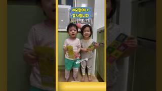 #이모할머니의비타민선물#twins #31개월