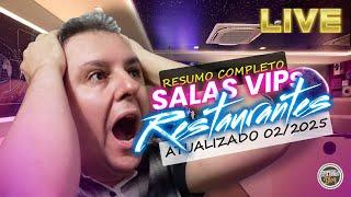 LIVE: RESUMO COMPLETO DAS SALAS VIPs E RESTAURANTES DE GRAÇA ATRAVÉS DO DRAGON PASS E LOUNGEKEY