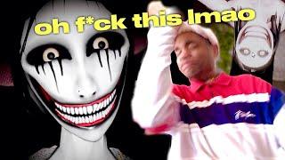 screaming and creaming playing roblox horror games!!! LMFAO
