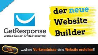 GetResponse Website Builder [Neu] - Tutorial 2021 auf Deutsch