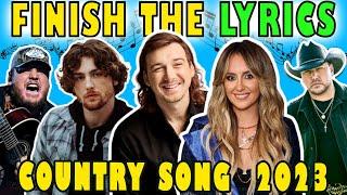 Finish The Lyrics Country Edition 2023 | Country Music Quiz  | Lyrics Challenge 