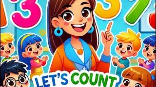 Learn to Count with Bright Colors and Actions! | Toddler Learning Video | Super Simple Songs