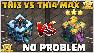 Th13 vs Th14 Max Cwl No Problem Easy 3* Attack Strategies Clash of Clans