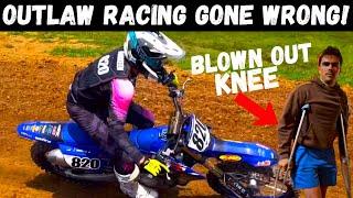 Didn’t Even Crash & Destroyed my Knee! Muddy Creek Outlaw National with Superfan